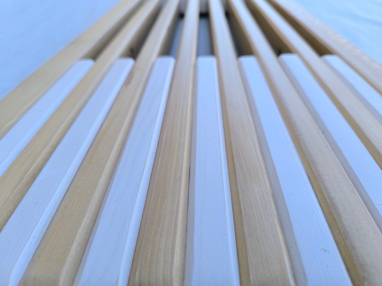 Executive Gangway – Wooden Gangway for Yachts Brown/White